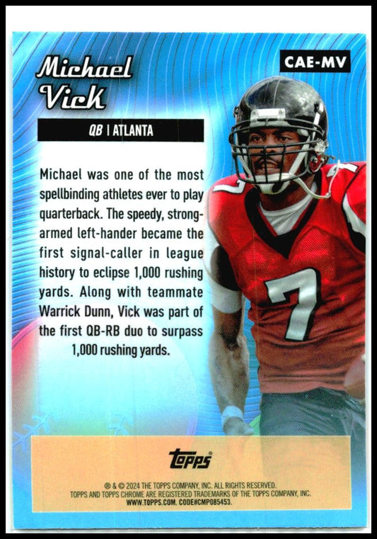 2024 Topps Chrome Chrome All-Etch Lazer Refractor #CAE-MV Michael Vick