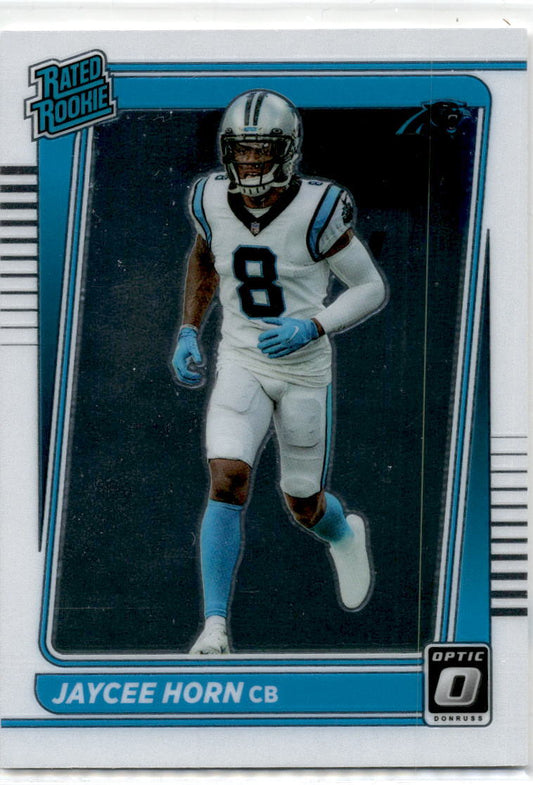 2021 Donruss Optic #243 Jaycee Horn Rookie