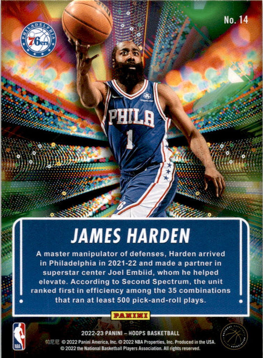 2022 Hoops Hoopla #14 James Harden Philadelphia 76ers