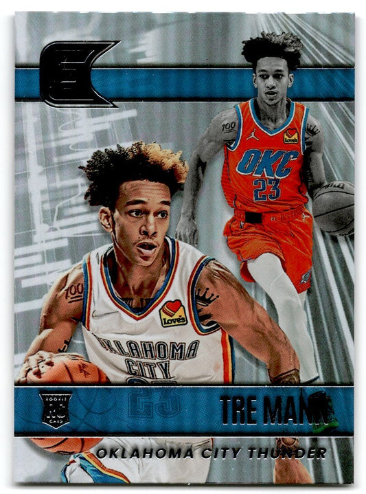 2021-22 Panini Chronicles Essentials Tre Mann Rookie Oklahoma City Thunder #315