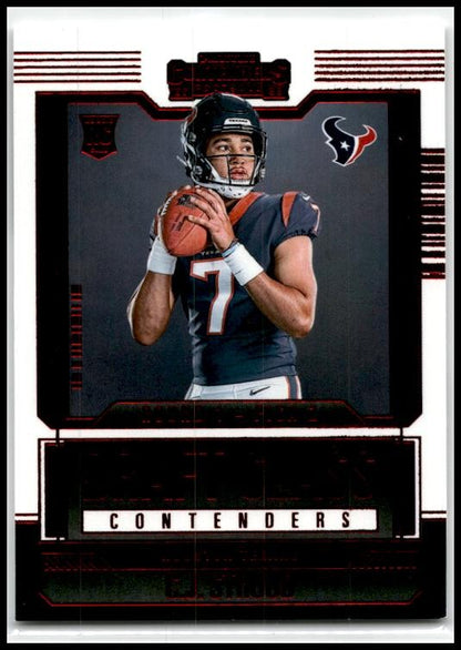 2023 Panini Contenders Draft Class Contenders Red #5 C.J. Stroud Houston Texans