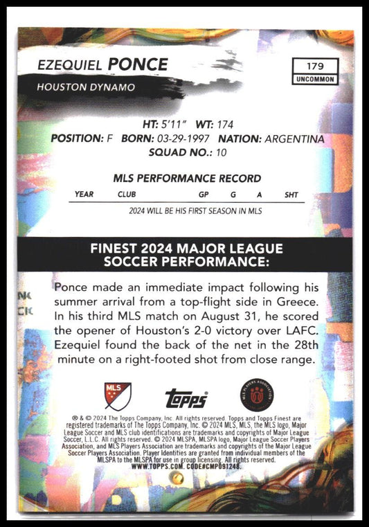 2024 Finest MLS #179 Ezequiel Ponce