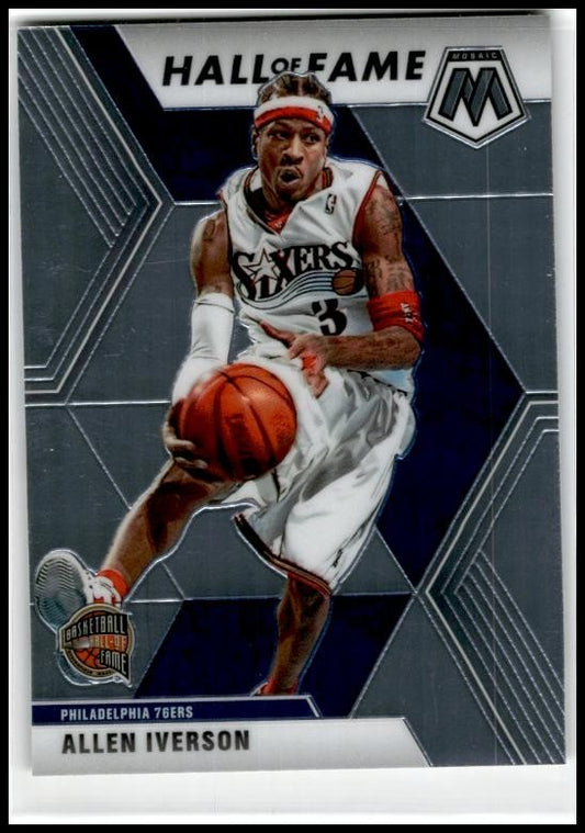 2019-20 Panini Mosaic #287 Allen Iverson Philadelphia 76ers