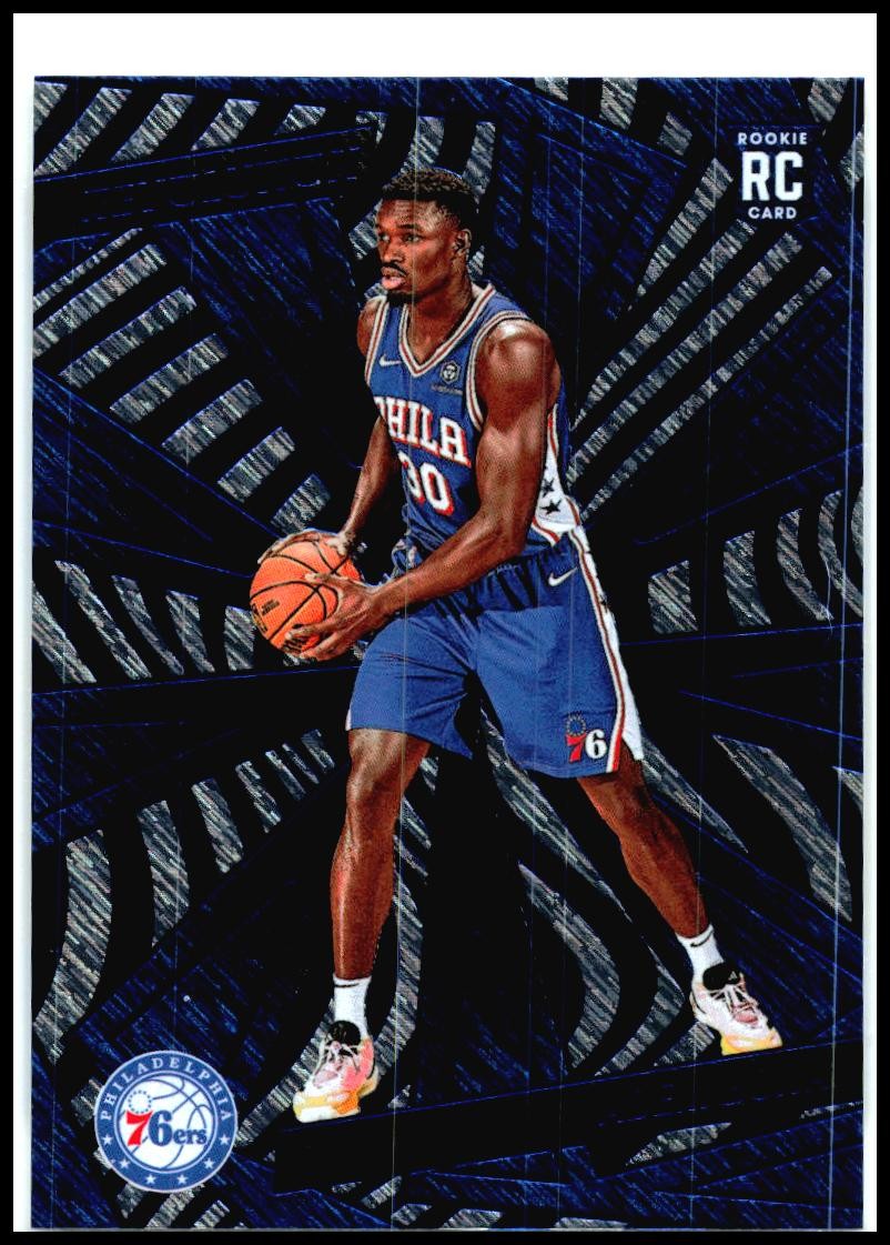 2024-25 Panini Revolution Blue Storm #131 Adem Bona Rookie Philadelphia 76ers