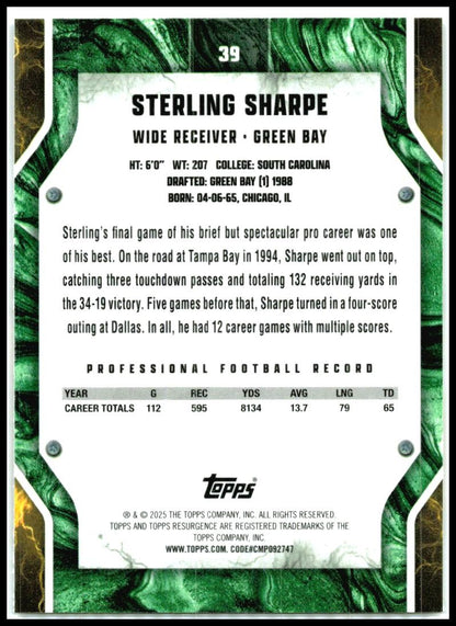 2025 Topps Resurgence #84 sterling sharpe Packers