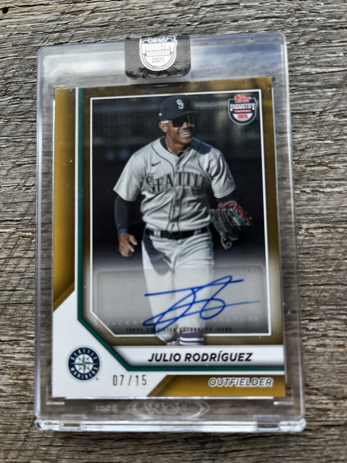 2025 Topps Industry Conference Julio Rodriguez Auto /15 Seattle Mariners