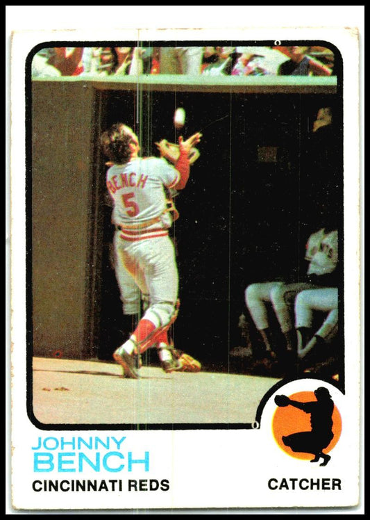 1973 Topps #380 Johnny Bench Cincinnati Reds