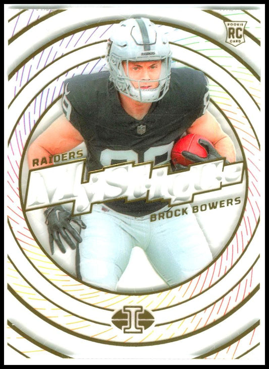 2024 Panini Illusions Mystique #7 Brock Bowers Las Vegas Raiders