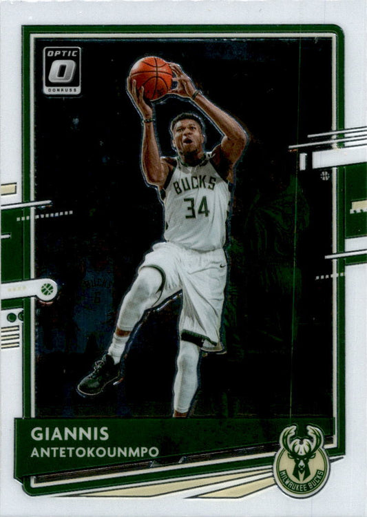 2020-21 Donruss Optic #29 Giannis Antetokounmpo Milwaukee Bucks