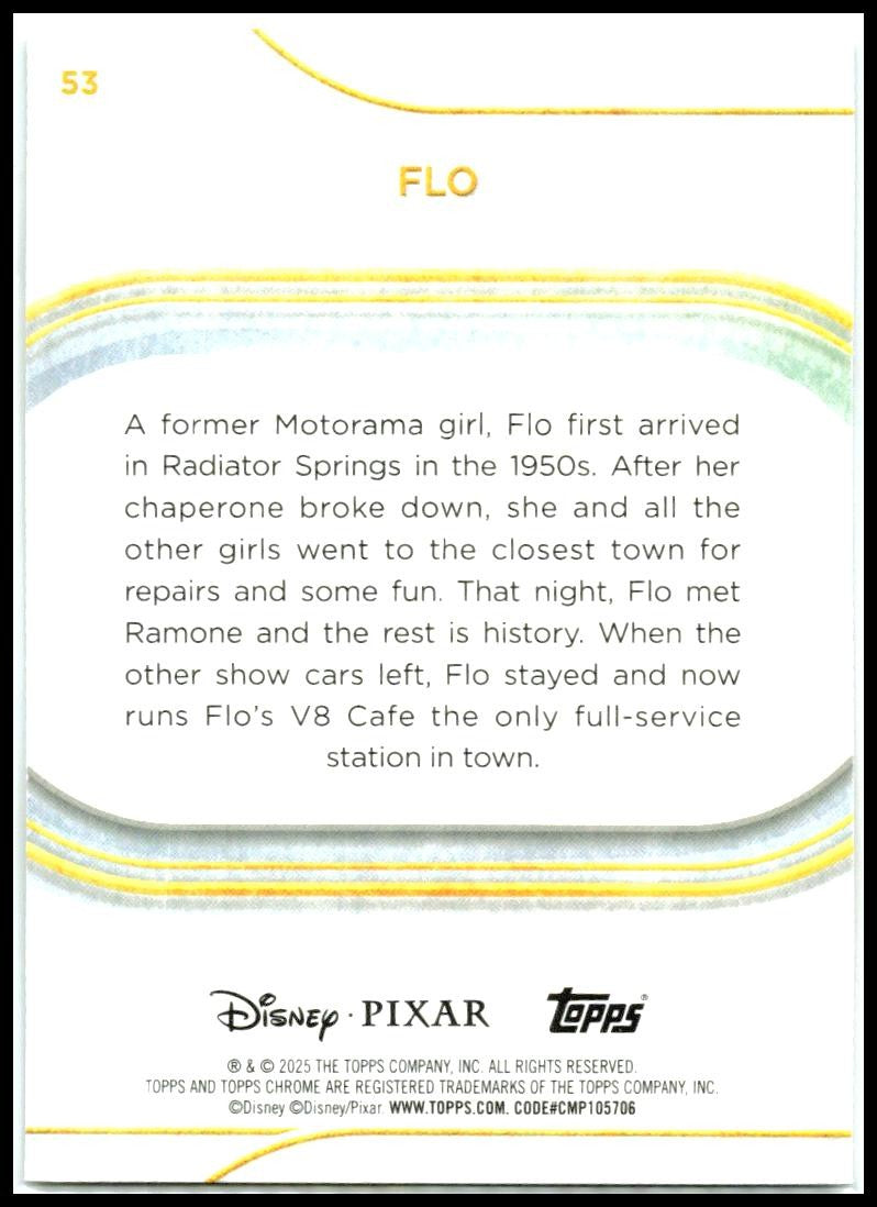 2025 Topps Chrome Disney #53 Flo