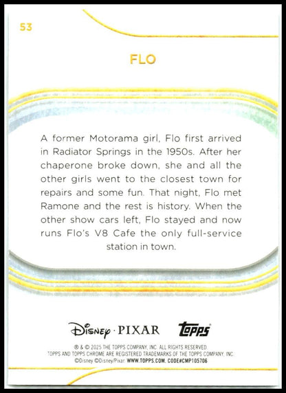 2025 Topps Chrome Disney #53 Flo