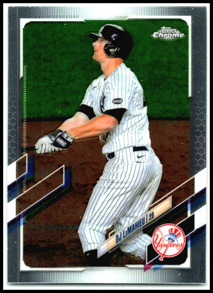2021 Topps Chrome #87 DJ LeMahieu New York Yankees