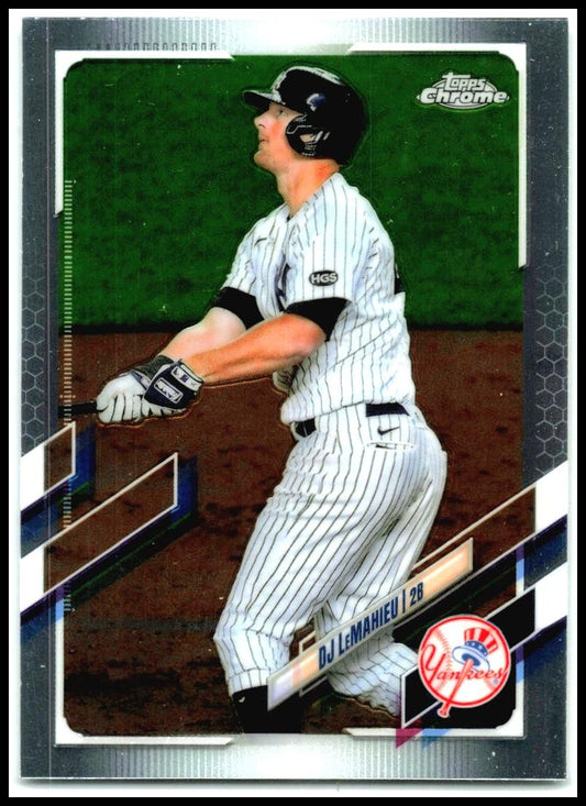 2021 Topps Chrome #87 DJ LeMahieu New York Yankees