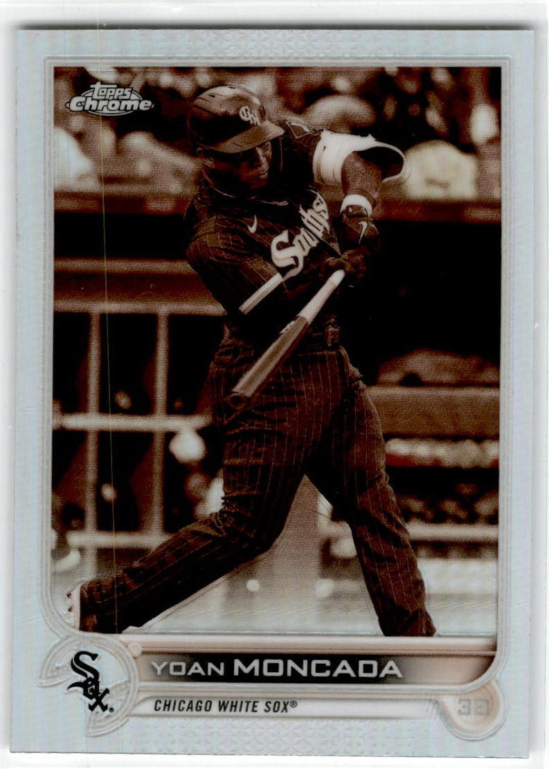 2022 Topps Chrome Sepia #127 Yoan Moncada Chicago White Sox