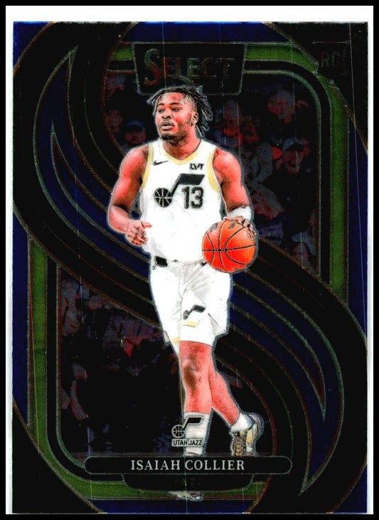 2024-25 Panini Select Blue #178 Isaiah Collier Rookie Utah Jazz