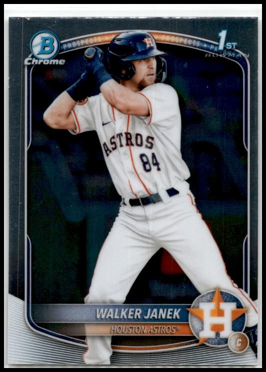 2025 Bowman Chrome Prospects #BCP-15 Walker Janek Houston Astros