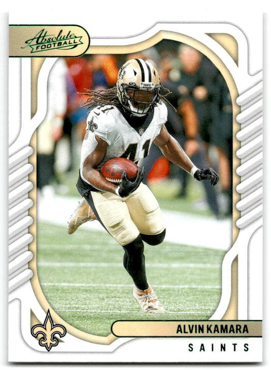 2022-23 Panini Absolute Green Alvin Kamara New Orleans Saints #54