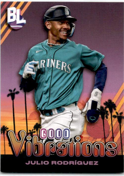 2024 Topps Big League Good Vibrations #GV-11 Julio Rodriguez Seattle Mariners