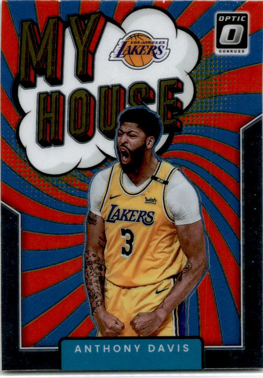 2021-22 Donruss Optic #11 Anthony Davis Los Angeles Lakers