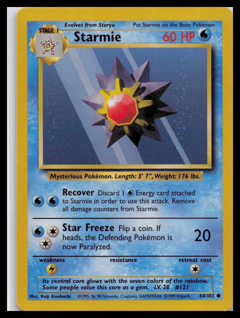 Base Set #064/102 Starmie