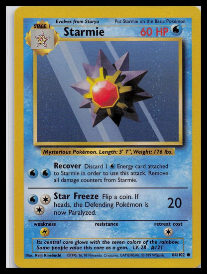 Base Set #064/102 Starmie