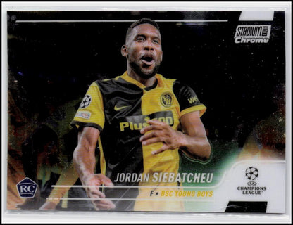 2021-22 Stadium Club Chrome UEFA Champions League #70 Jordan Siebatcheu