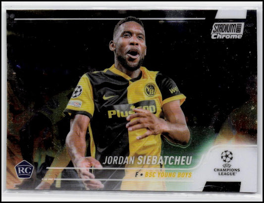 2021-22 Stadium Club Chrome UEFA Champions League #70 Jordan Siebatcheu
