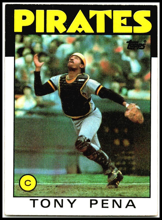 1986 Topps #260 Tony Pena Pittsburgh Pirates