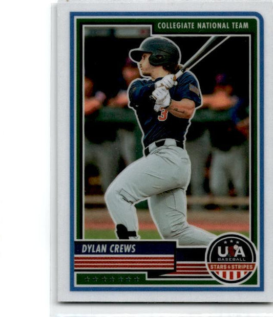 2023 Panini Stars & Stripes USA Baseball #64 Dylan Crews Washington Nationals