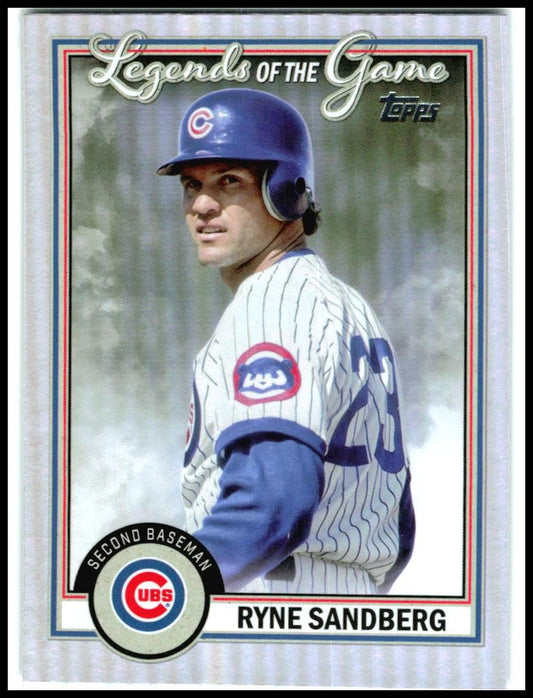 2023 Topps Legends of the Game #LG-20 Ryne Sandberg Chicago Cubs