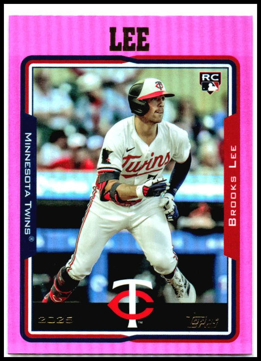 2025 topps archives Pink #259 Brooks Lee