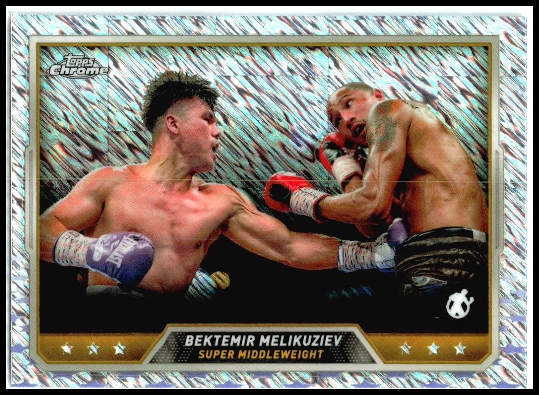 2024 Topps Chrome Boxing Shimmer #56 Bektemir Melikuziev
