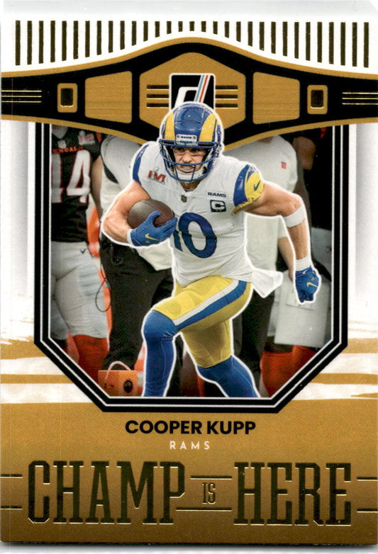 2022 Donruss Champ is Here #CIH-1 Cooper Kupp Los Angeles Rams