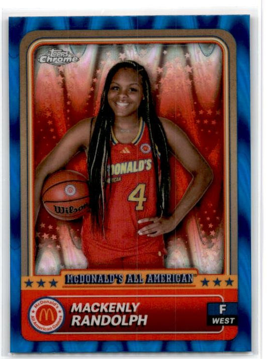2024 Topps Chrome McDonald's All-American Blue RayWave #71 Mackenly Randolph
