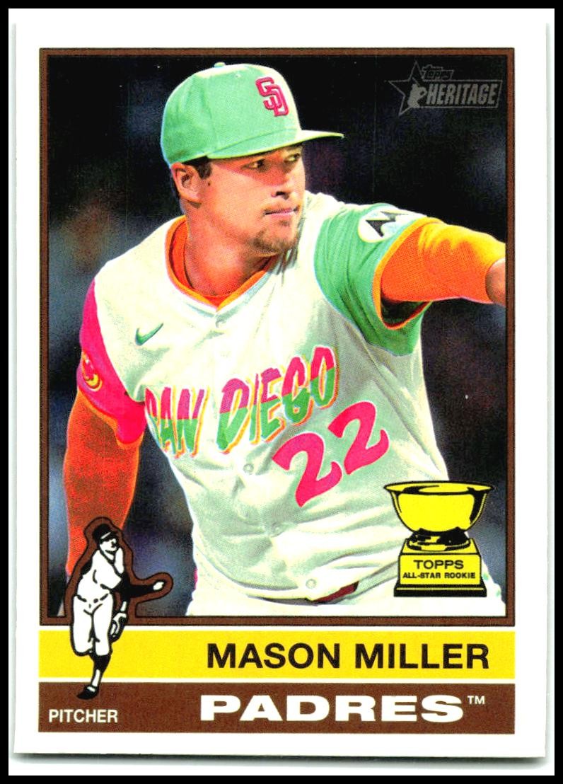 2025 Topps Heritage #700 Mason Miller San Diego Padres