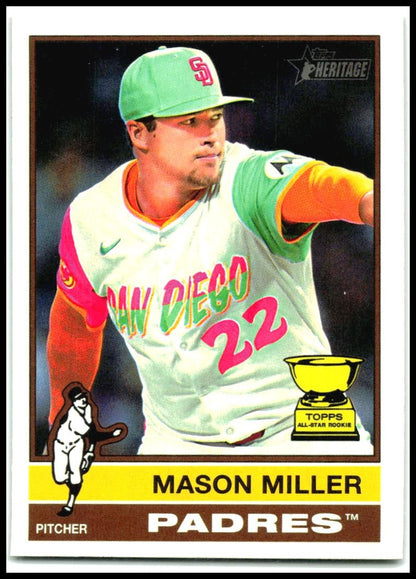 2025 Topps Heritage #700 Mason Miller San Diego Padres