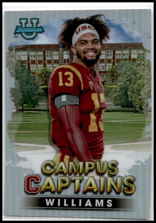 2022-23 Bowman's Best University Campus Captains #CC-2 Caleb Williams Bears