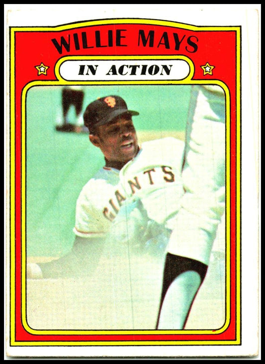 1972 Topps #50 Willie Mays San Francisco Giants