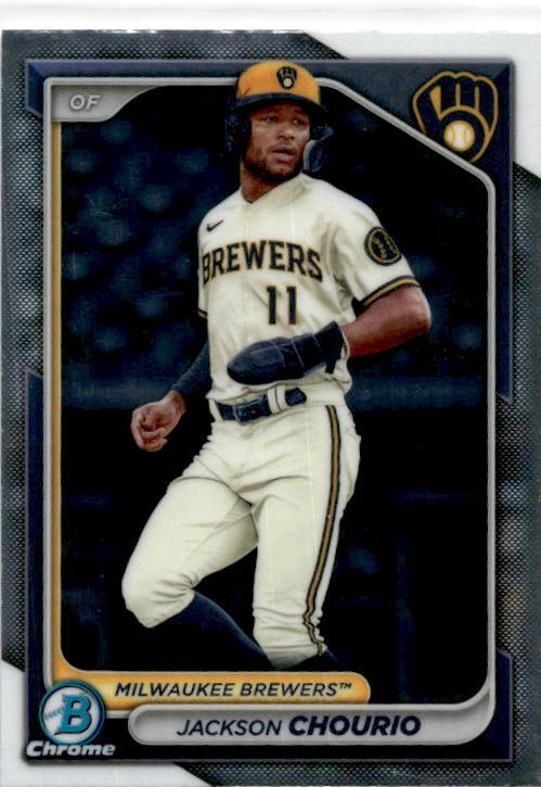 2024 Bowman Chrome Prospects #BCP-140 Jackson Chourio Milwaukee Brewers