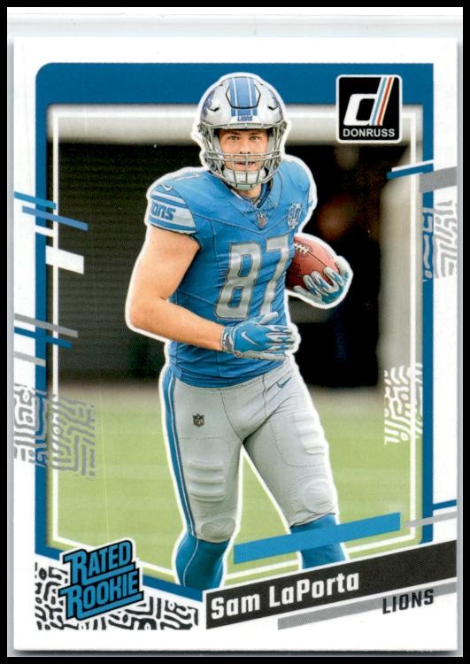 2023 Donruss #332 Sam LaPorta Rookie Detroit Lions