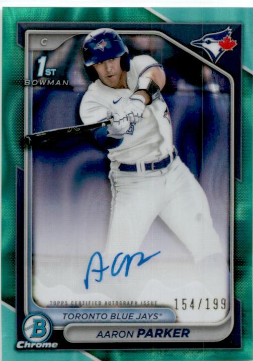 2024 Bowman Draft Chrome Aqua Lava #CPA-AP Aaron Parker Auto /199