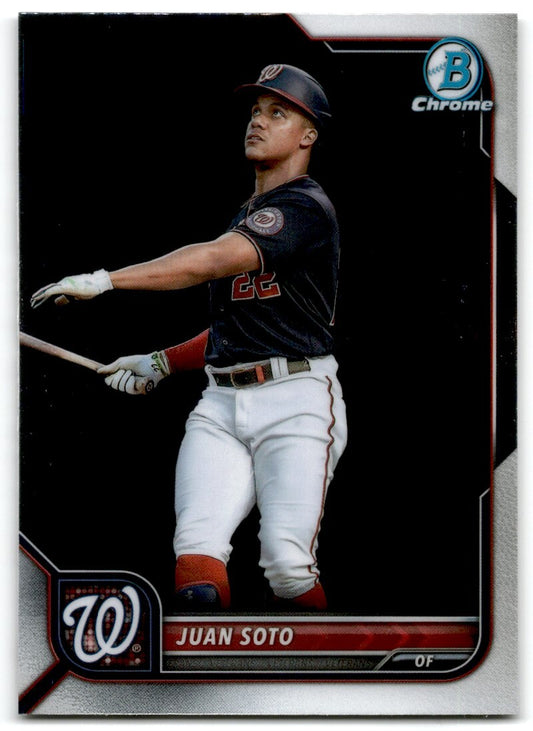 2022 Bowman Chrome Juan Soto Washington Nationals #30