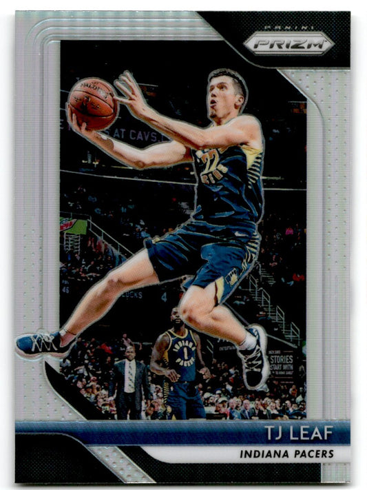 2018-19 Panini Prizm Silver Prizm TJ Leaf Indiana Pacers #124