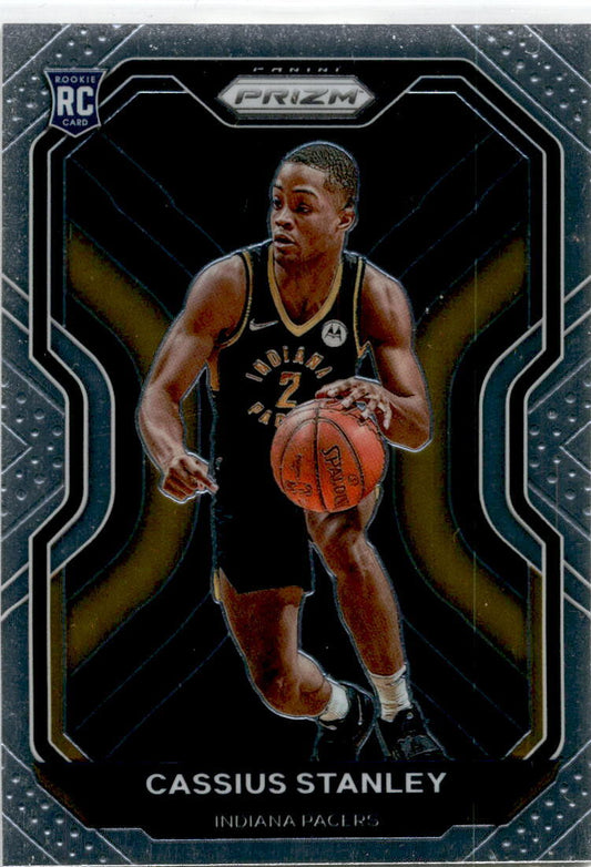 2020-21 Panini Prizm #285 Cassius Stanley Rookie Indiana Pacers