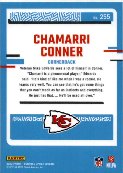 2023 Donruss Optic #255 Chamarri Conner Kansas City Chiefs