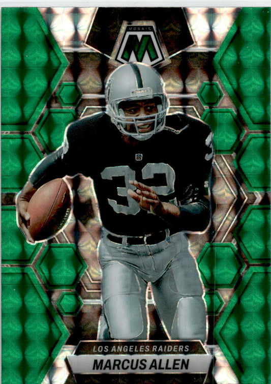2023 Panini Mosaic Green #124 Marcus Allen Los Angeles Raiders