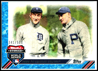 2017 Topps Update Storied World Series Blue #SWS-23 1909 Pittsburgh
