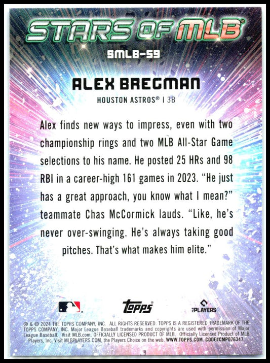 2024 Topps Stars of MLB #SMLB-59 Alex Bregman Houston Astros