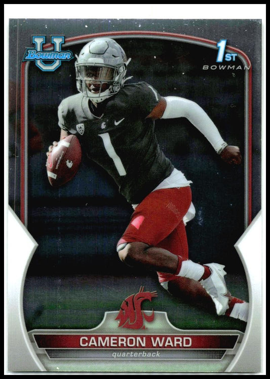 2022 Bowman University Chrome #34 Cameron Ward Titans
