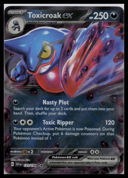 SV01: Scarlet & Violet Base Set #131/198 Toxicroak ex